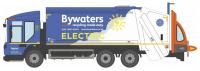 76DE004 Oxford Diecast Dennis Eagle Refuse Truck Bywaters